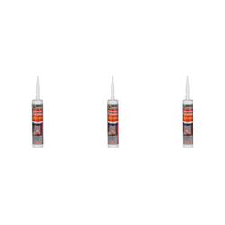 Everbuild General Purpose Silicone, Clear, 310 ml       12GPSTR (Pack of 3)