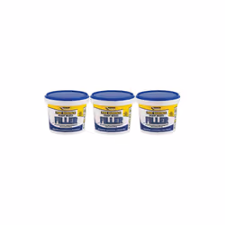 Everbuild Ready Mixed Fine Surface Filler, White, 600 g            RMFINE (Pack of 3)