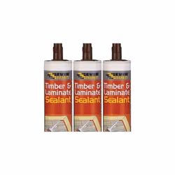 Everbuild Timber and Laminate Sealant, Oak, 300ml   TIMBOAK (Pack of 3)
