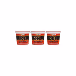 Everbuild XL Fire Cement, Buff, 1 kg PCXLFIRE1 (Pack of 3)
