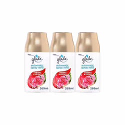 Glade Automatic Spray Refill Cherry & Peony Air Freshener, 269ml (Pack of 3)