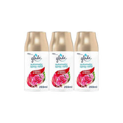 Glade Automatic Spray Refill Cherry & Peony Air Freshener, 269ml (Pack of 3)