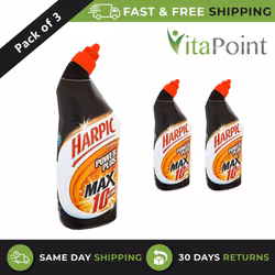 Harpic Power Plus Toilet Cleaner Original750ml (Pack of 3)