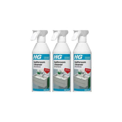 HG Bathroom Cleaner All Surfaces, 500ml Spray (147050106) (Pack of 3)