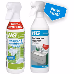 HG Bathroom Cleaner All Surfaces, 500ml Spray (147050106) (Pack of 3)