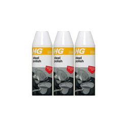 HG Steel Polish, Fast Acting Stainless Steel 3-in-1 Cleaner, 250ml   (168030106) (Pack of 3)