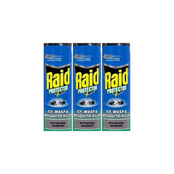 Raid Protector Fly, Wasps and Mosquito Killer, 300ml (Pack of 3)