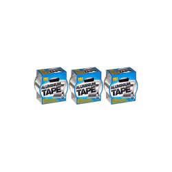 Silver Aluminium Tape 48mm X 10 Metres (Pack of 3)