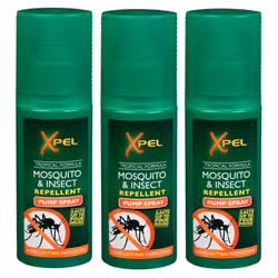 Xpel Mosquito and Insect Repellent Pump Spray 70ml (Pack of 3)