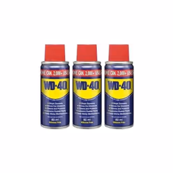 WD40 80ML Lubricant Spray (Pack of 3)
