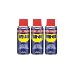 WD40 80ML Lubricant Spray (Pack of 3)