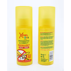 Xpel Kids Mosquito & Insect Repellent 70ml (DEET FREE) Pump Spray (Pack of 3)