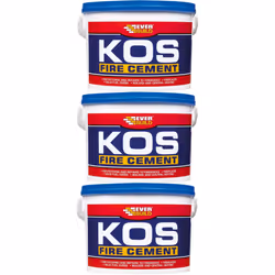 Everbuild KOS Fire Cement, Black, 500 g   PCKOSBKFIRE05 (Pack of 3)