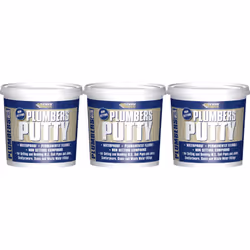 Everbuild 113 Plumbers Putty, Beige, 750 g    PLUMB7   (Pack of 3)