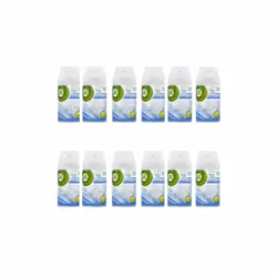 Airwick Freshmatic Max Crisp Linen & Lilac Automatic Refill, 250 ml (Pack of 12)