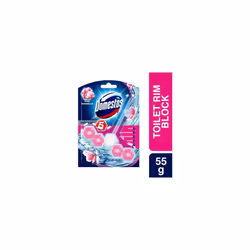 Domestos Power 5 Toilet Rim Block Pink Magnolia 55G