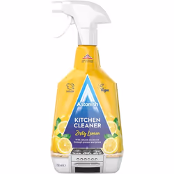 Astonish Zesty Lemon Kitchen Cleaner, Cuts Through Grease and Grime, 750ml (Pack of 12)