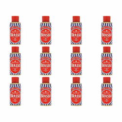 Brasso Metal Polish Liquid For Brass Copper Chrome, 175ml (Pack of 12)