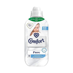 Comfort Pure Fabric Conditioner Hypoallergenic 33 Washes 990ml