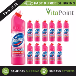 Domestos Pink Bleach 750ml (Pack of 12)