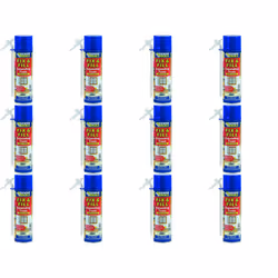 Everbuild Fix and Fill Quick Setting Expanding Foam, 500 ml EVFF5 (Pack of 12)