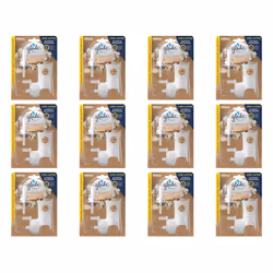 Glade Electric Scented Oil Holder & Refill, Sandalwood & Jasmine, 20ml (Pack of 12)
