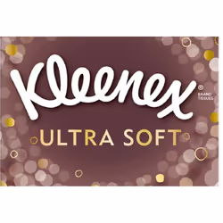 Kleenex Ultra Soft Facial Tissues, Tissues Box SMALL CUBE BOX (Pack of 12)