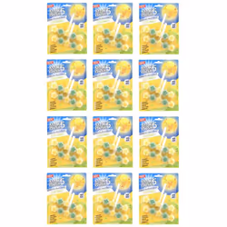 Max Flush Citrus Sparkle Toilet Rim Block Cleaner (Twin Pack) (Pack of 12)
