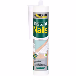 Everbuild Instant Nails White - 290 ml  25INST (Pack of 12)