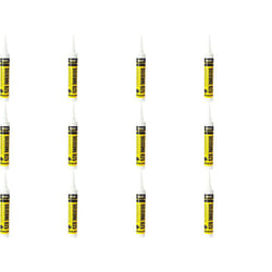Everbuild 825 Low Modulus Neutral Cure Sealant White - 380ml      825WE (Pack of 12)