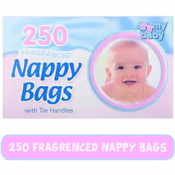 4 MY BABY NAPPY BAGS FRAGRANCED 250 PACK