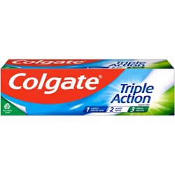 Colgate Triple Action Anticavity Toothpaste, Mint Freshness 75ml