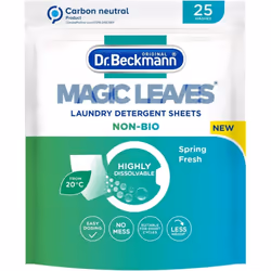 Dr. Beckmann Magic Leaves Laundry Detergent Sheets Non-Bio 25 Sheets
