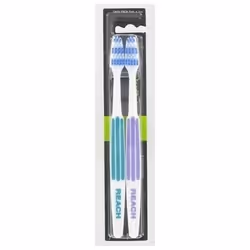 Listerine Duo Reach Interdental Firm Toothbrush - Pack of 2