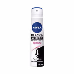 Nivea Women's Anti-Perspirant Invisible for Black and White 250ml