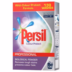 Persil Biological Washing Powder with Colour Protect Formula, 130 Washes 8.4KG