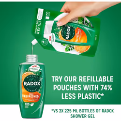 Radox Feel Refreshed 2in1 Shower Gel, 225ml