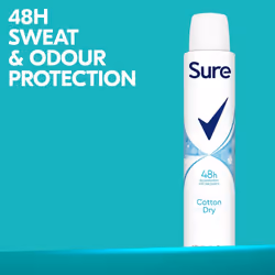 Sure Cotton Dry Anti-Perspirant deodorant women 48hr 200ml