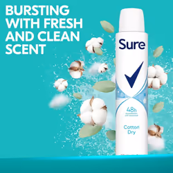 Sure Cotton Dry Anti-Perspirant deodorant women 48hr 200ml