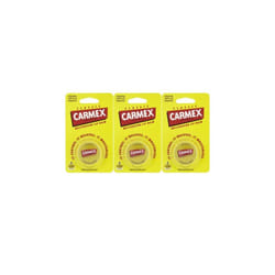Carmex Lip Balm Original pot (Pack of 3)