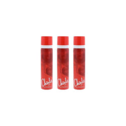 Charlie Red Deo Spray, 75 ml (Pack of 3)
