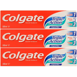 Colgate Triple Action Toothpaste 100 ml (Pack of 3)