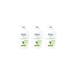 Dove Cucumber and Green Tea Caring Hand Wash, 250 ml (Pack of 3)