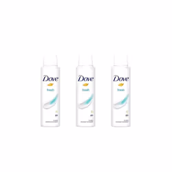 Dove Fresh Anti-perspirant Deo for 48hr 150 ml (Pack of 3)