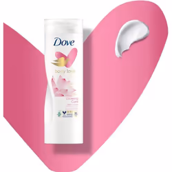 Dove glowing lotus Flower & Rice Milk body lotion 250ml (Pack of 3)