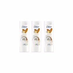 Dove Restoring Care Coconut Oil & Almond Milk Body Lotion 400ml (Pack of 3)