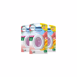 Febreze Bathroom, Continuous Air Freshener Fruity Tropics 1 Count (Pack of 3)