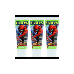 Firefly Spiderman Toothpaste Kid's Oral Dental Care Bubblegum Flavour 75ml  (Pack of 3)