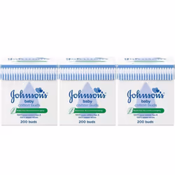 JOHNSON COTTON BUDS 200 (Pack of 3)