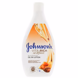 Johnsons vita rich oil infusion argan oil and shea butter 400ml (Pack of 3)